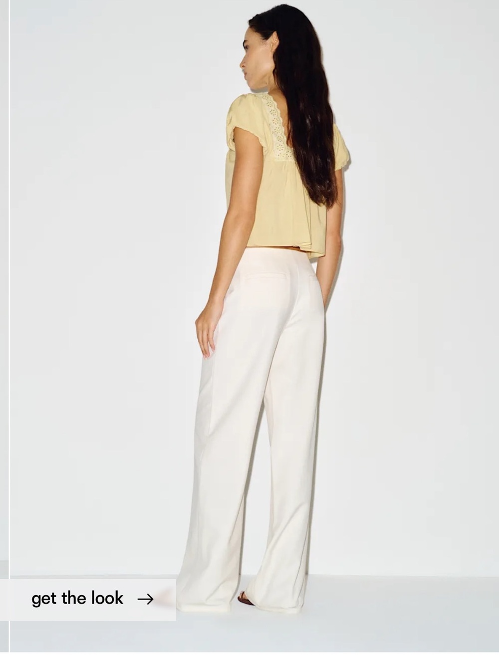 Reformation Zita Eyelet Square-Neck Puff Sleeve Top - Picture 4 of 4